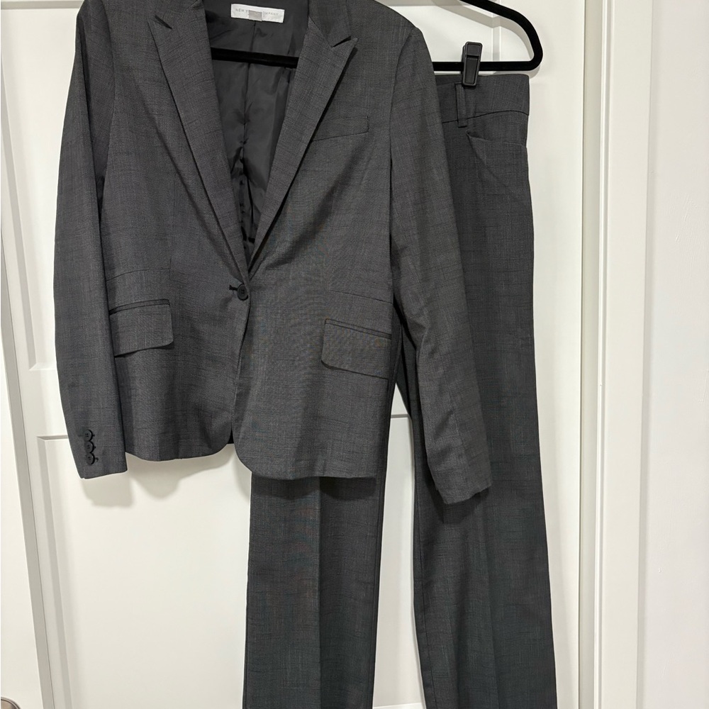 New York & Company Charcoal Women's Suit